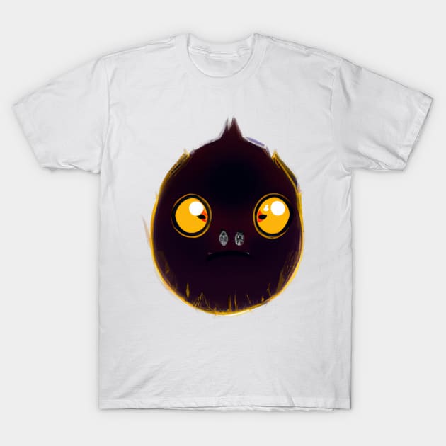 Cute Bat Drawing T-Shirt by Play Zoo